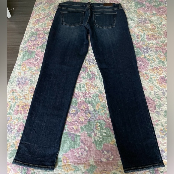 🍁40%Off in bundle Just Black Dark Blue boyfriend slim straight denim Jeans 26 - Picture 8 of 11